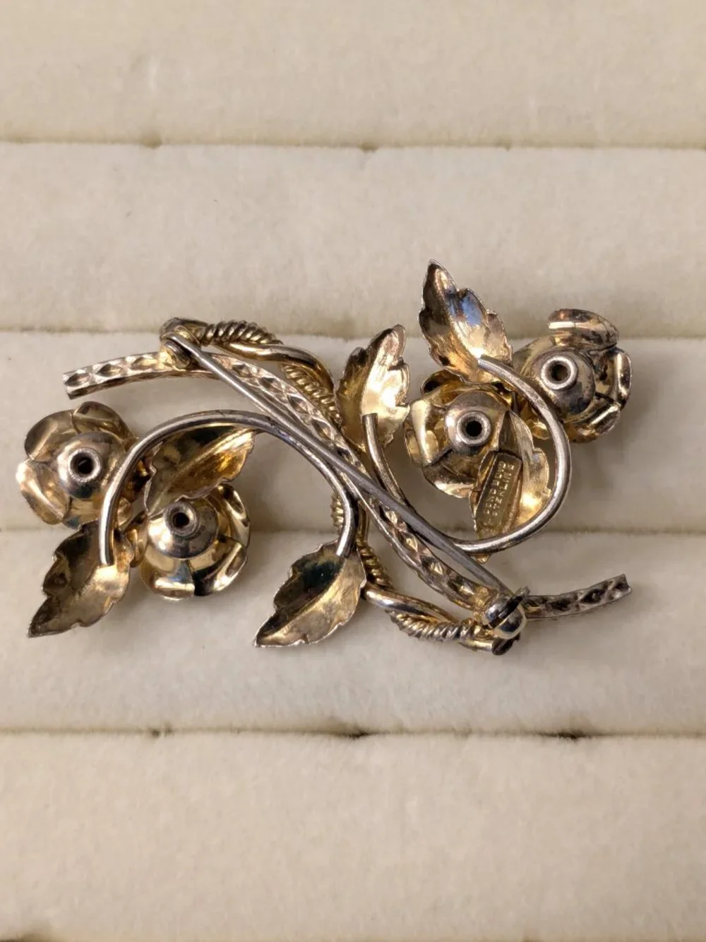Vintage Bond Boyd Brooch Pin  Gold over Sterling